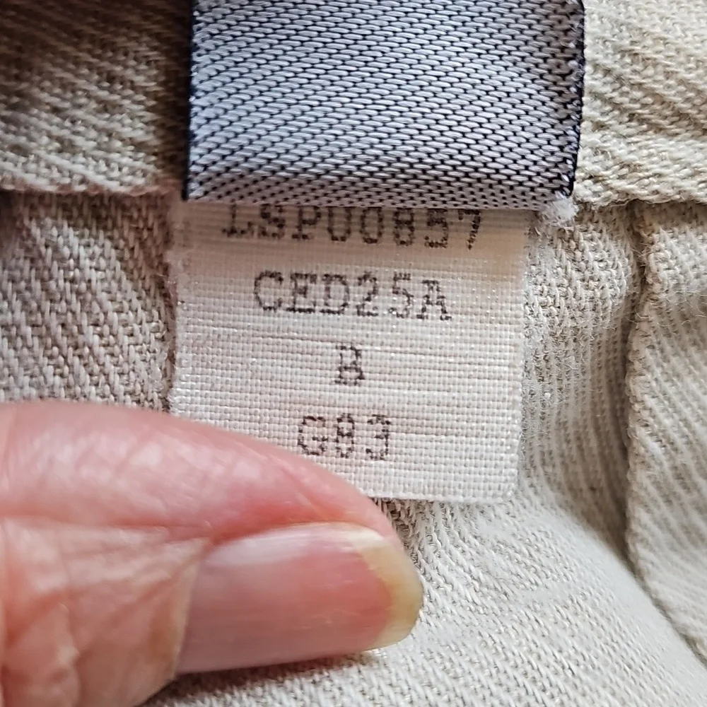 Liz Claiborne Womens Light Tan Slacks. Size 12. Front Pockets. - Picture 8 of 8